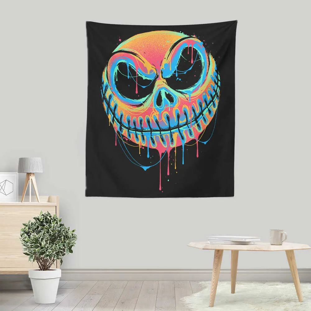 A Colorful Nightmare - Wall Tapestry