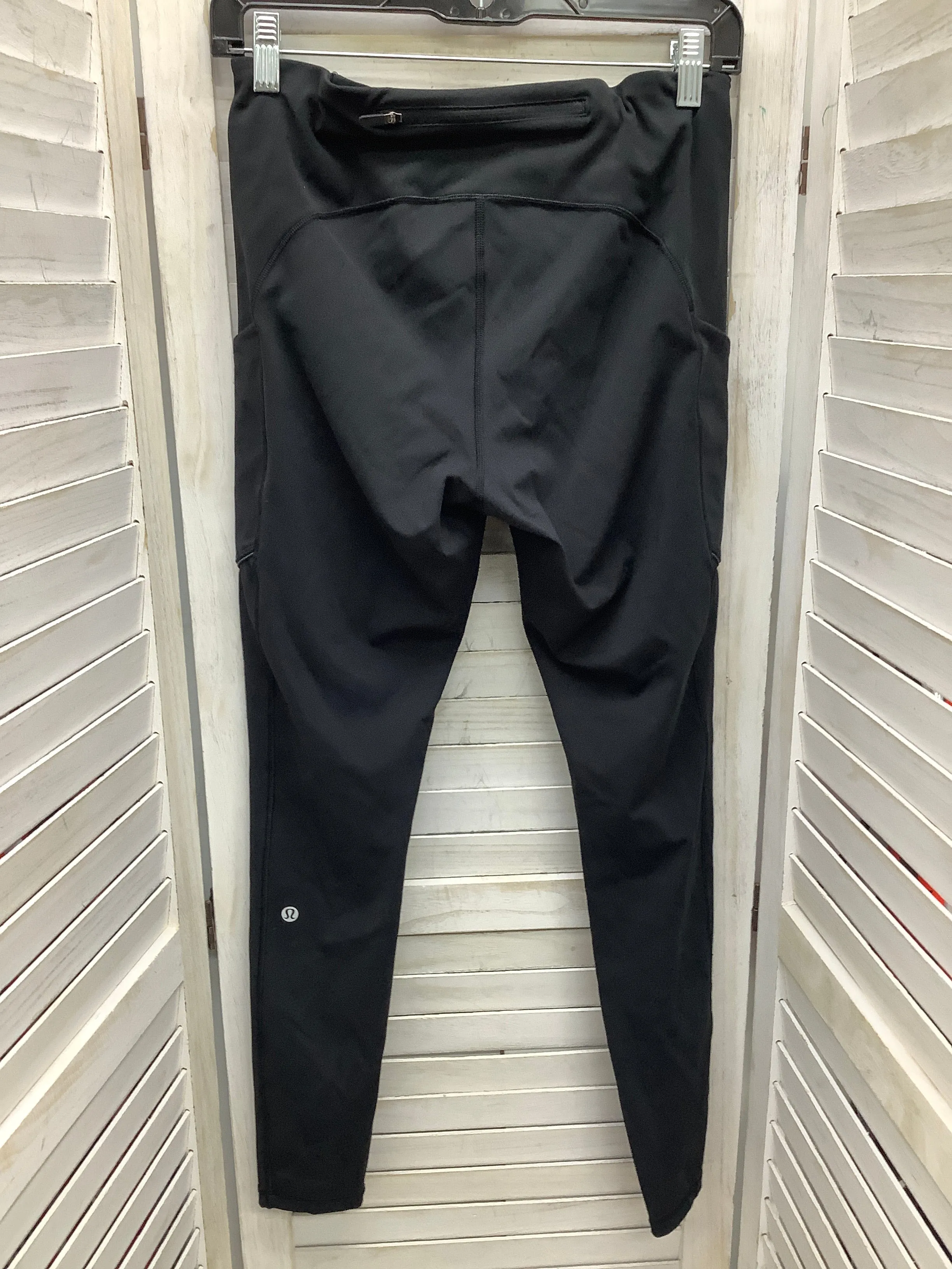 Athletic Leggings By Lululemon In Black, Size: 10