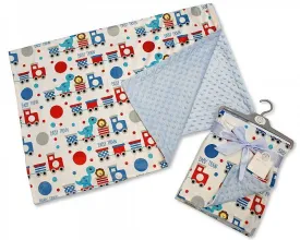 Baby Boys Reversible Wrap - Baby Train