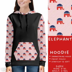 Batch #186 - Vote Collection - Closes 8/27 - ETA early Oct. - Elephant Hoodie