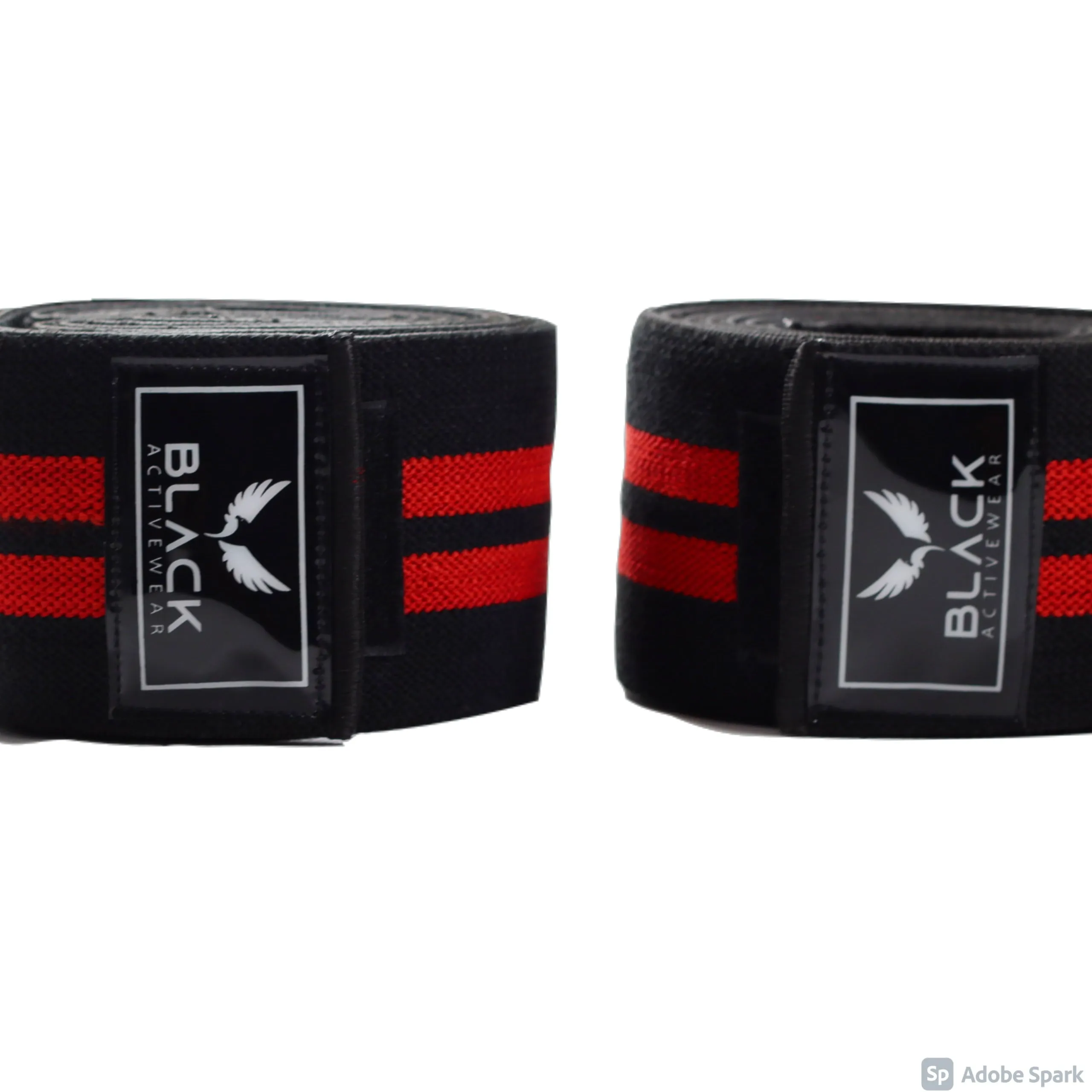 BLACK ACTIVE KNEE WRAPS