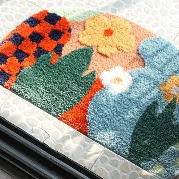 Bright Flowers Mat