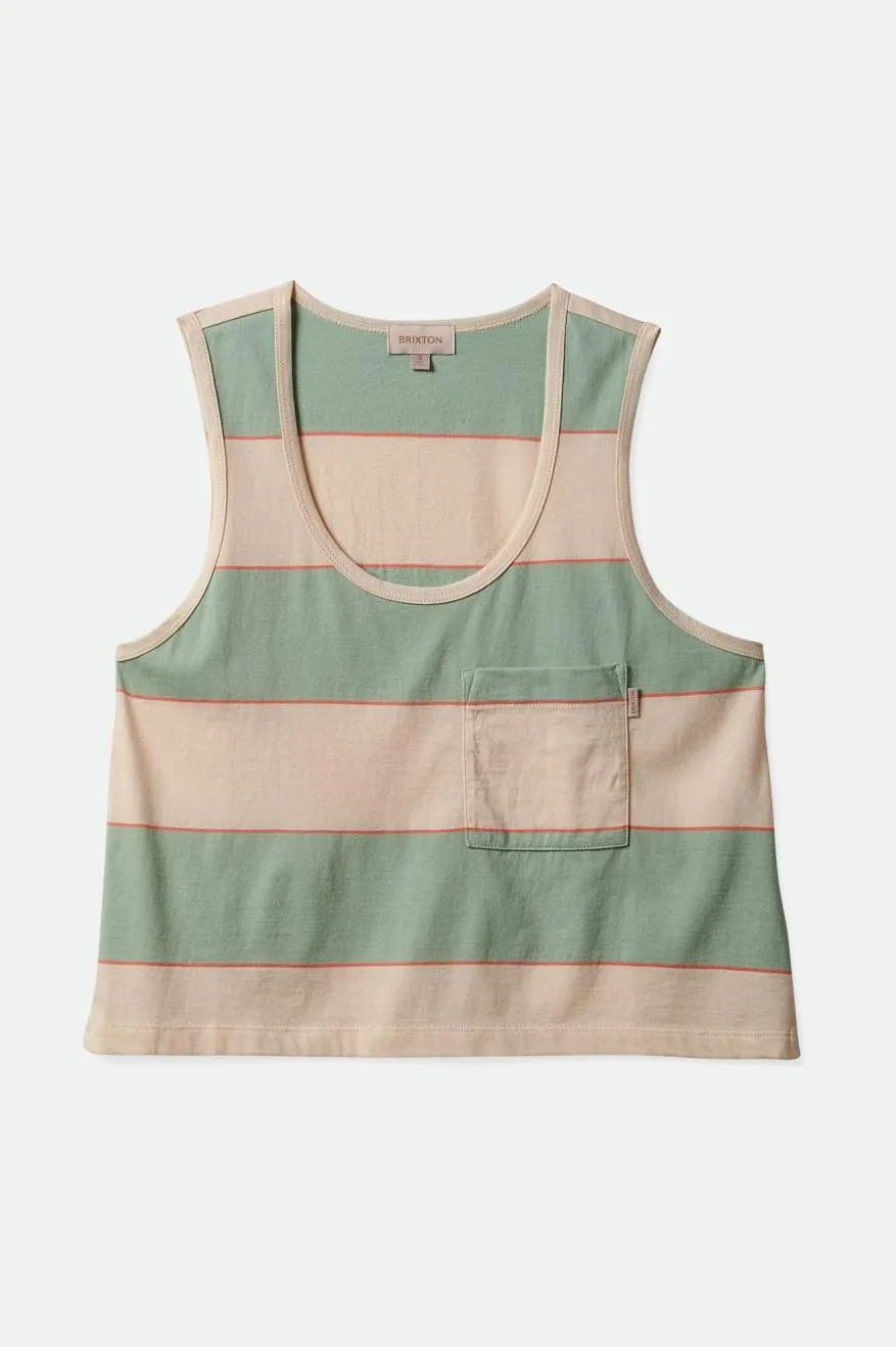 Carefree Pocket Tank - Seafoam