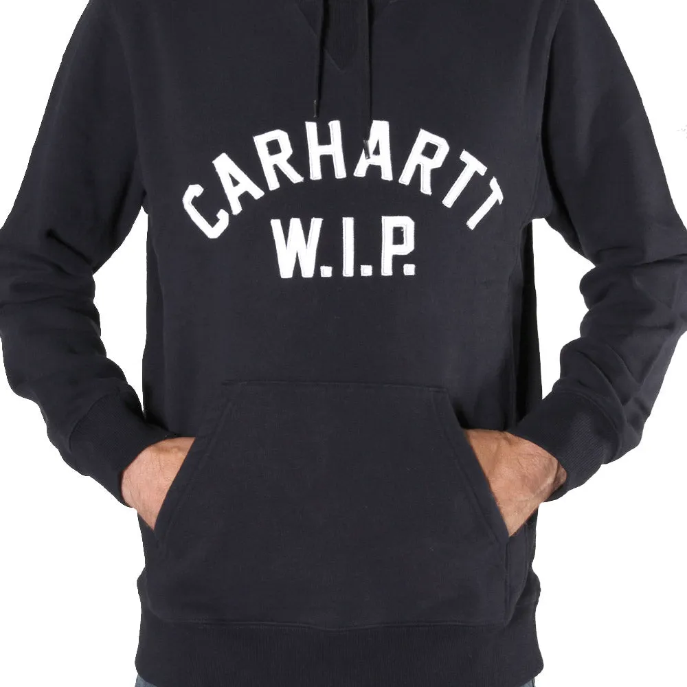 Carhartt WIP Hooded USS Script Sweat Navy