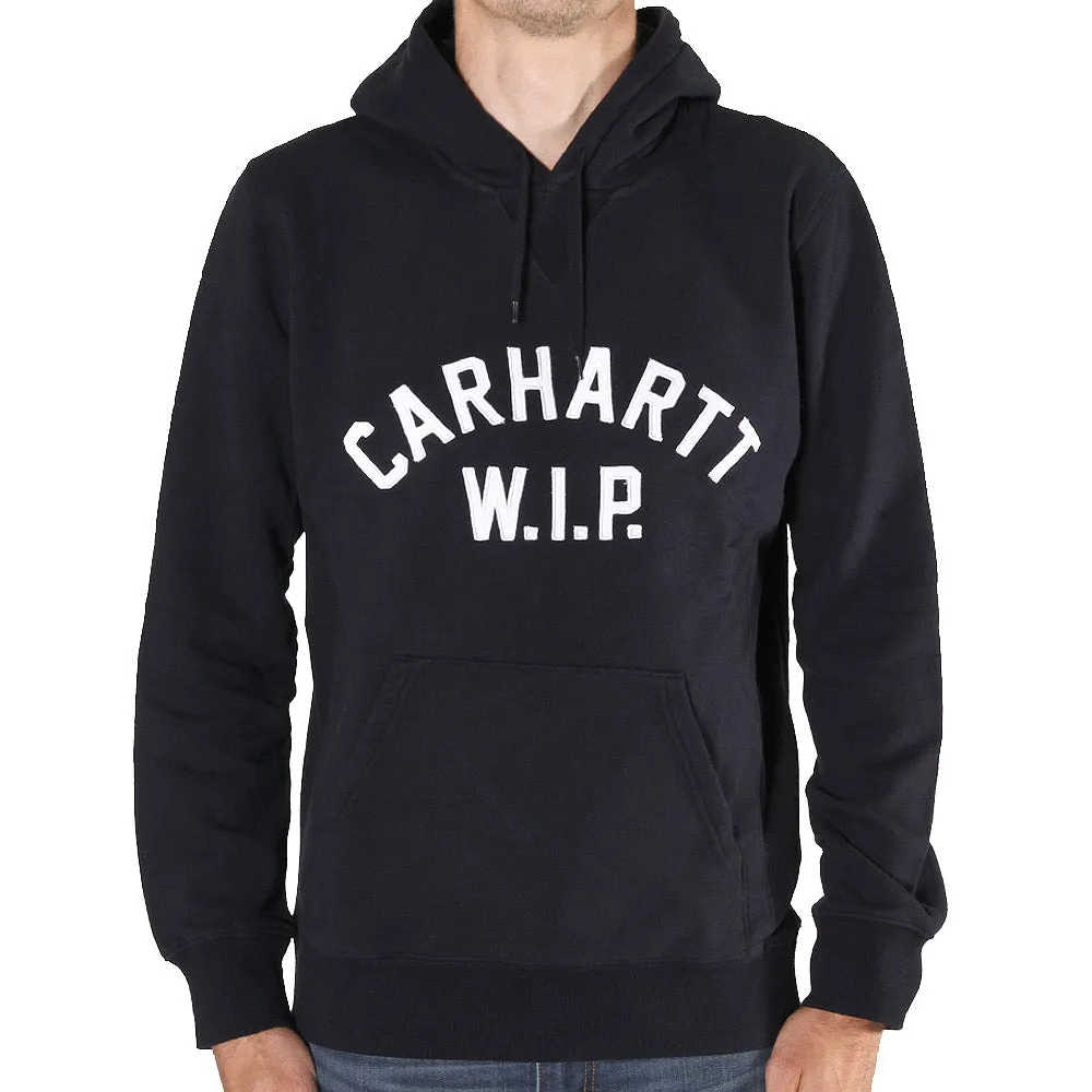 Carhartt WIP Hooded USS Script Sweat Navy