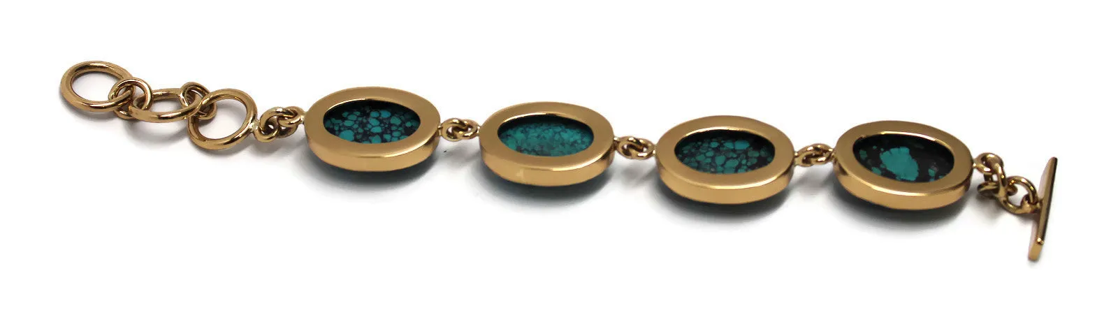 Charles Albert Alchemia - Turquoise Ovals Bracelet