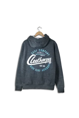 High Surf Cleethorpes Charcoal Zipped Hoodie - Stylish and Comfortable