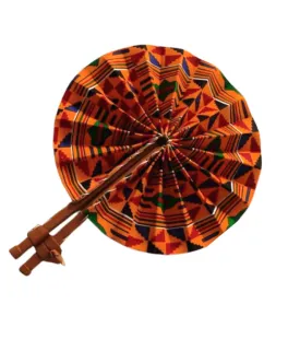 Colorful Kentu Print Fan