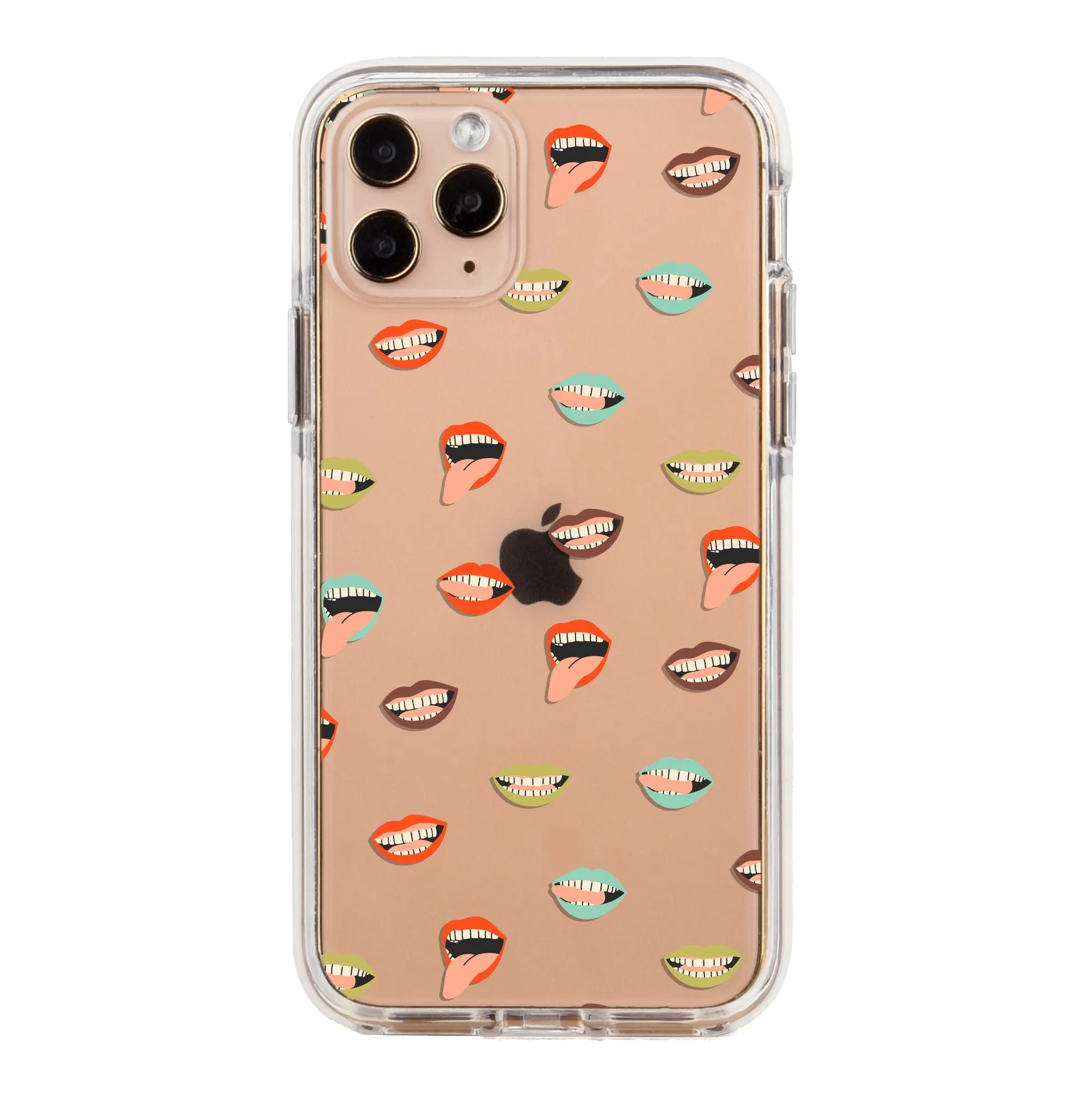 Colorful Lips Impact iPhone Case