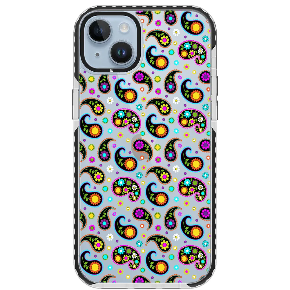 Colorful Paisley Impact iPhone Case