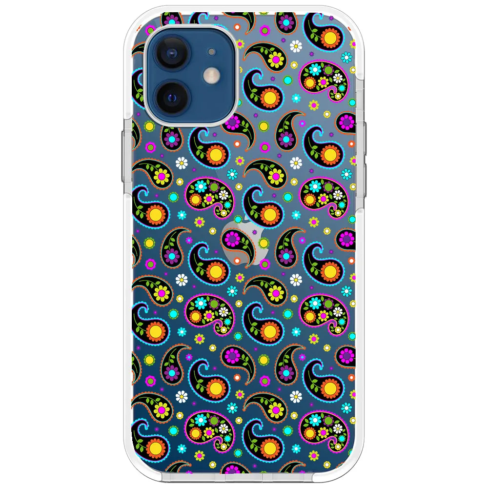 Colorful Paisley Impact iPhone Case