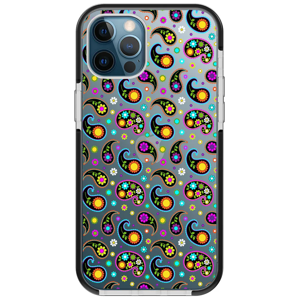 Colorful Paisley Impact iPhone Case