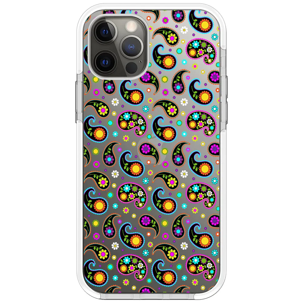 Colorful Paisley Impact iPhone Case