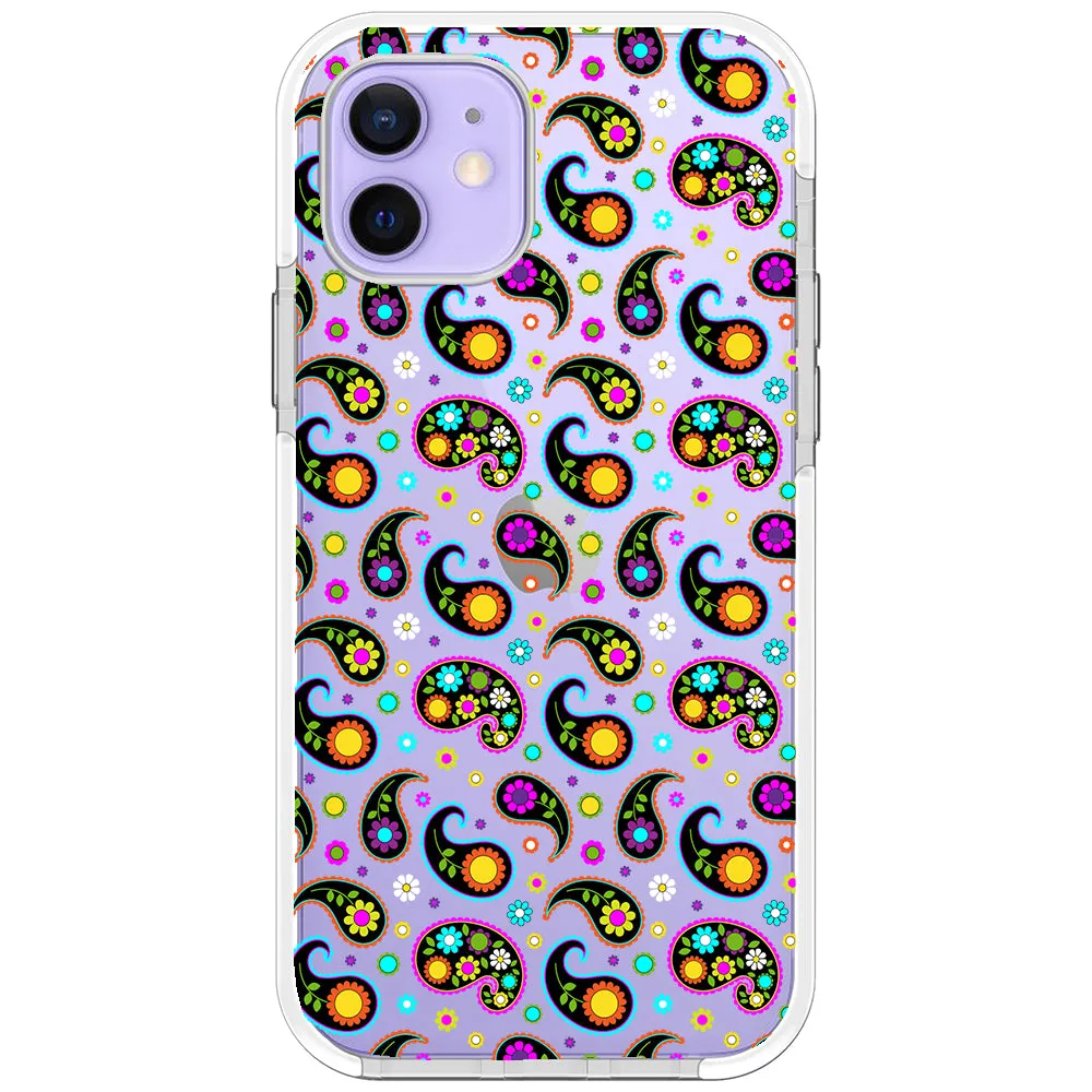 Colorful Paisley Impact iPhone Case