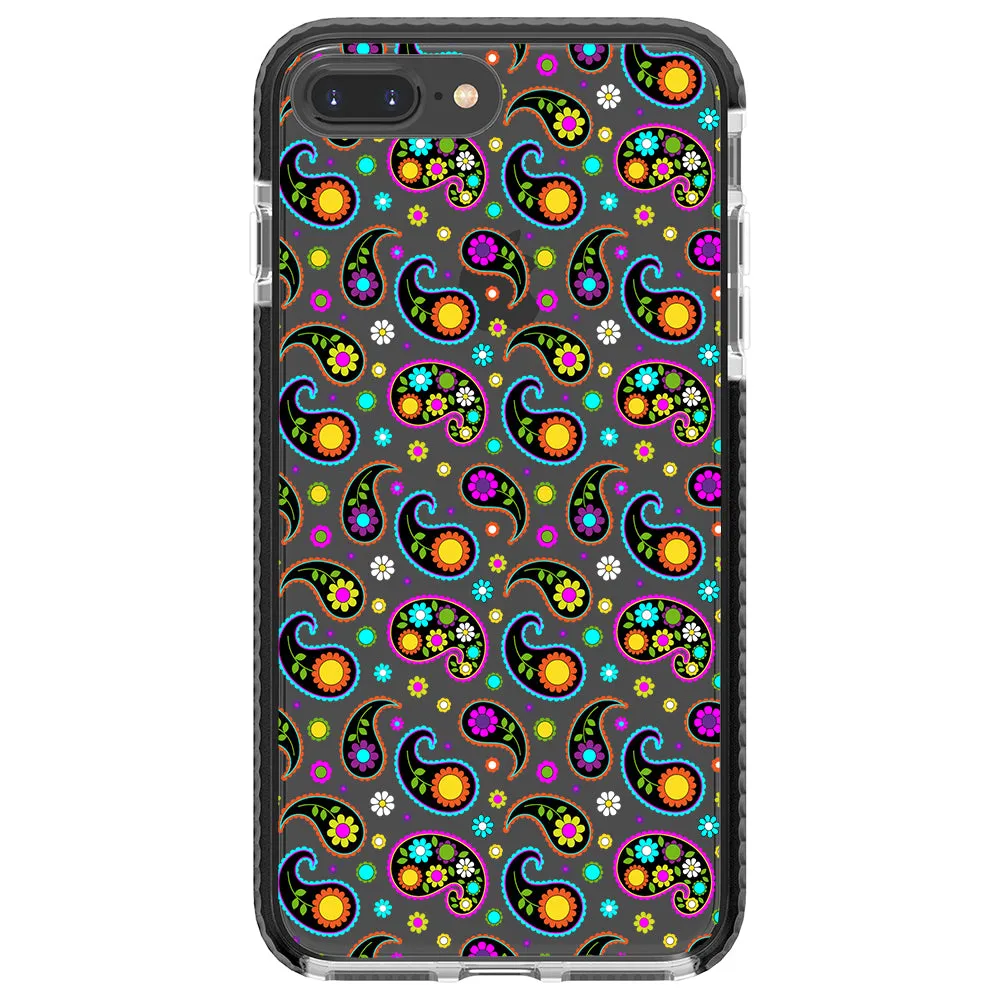 Colorful Paisley Impact iPhone Case