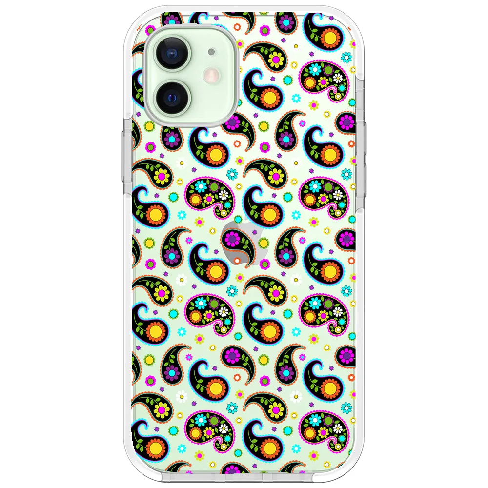 Colorful Paisley Impact iPhone Case