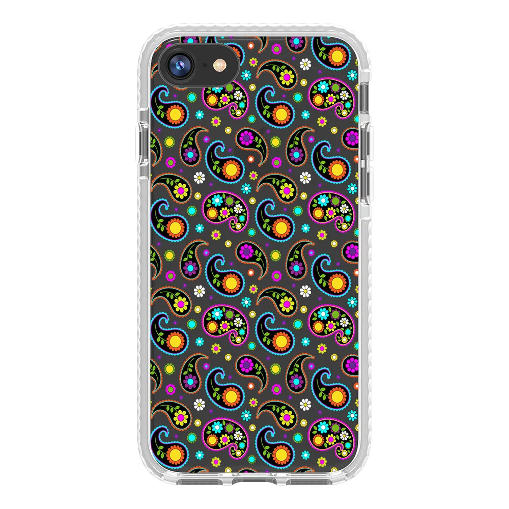 Colorful Paisley Impact iPhone Case