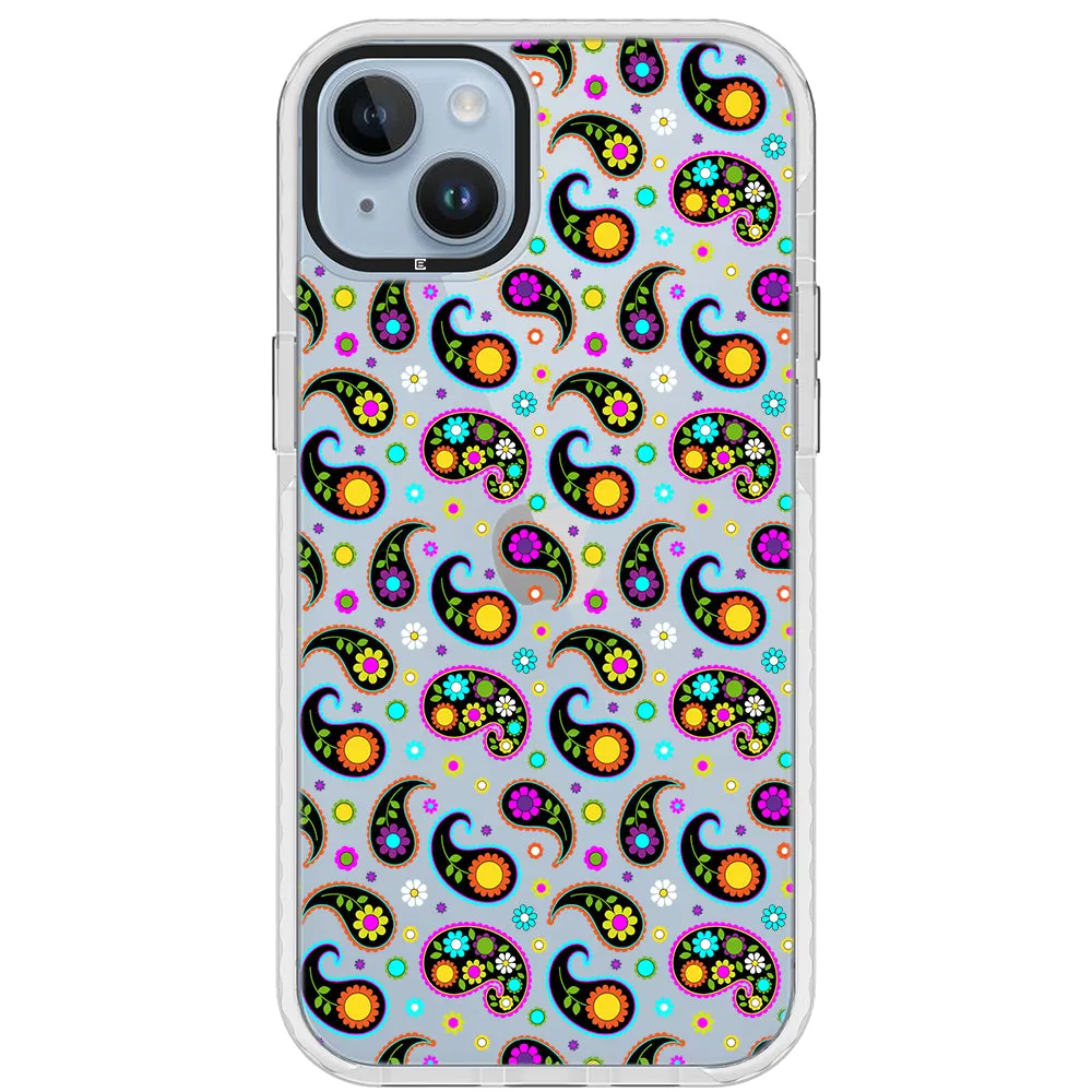 Colorful Paisley Impact iPhone Case