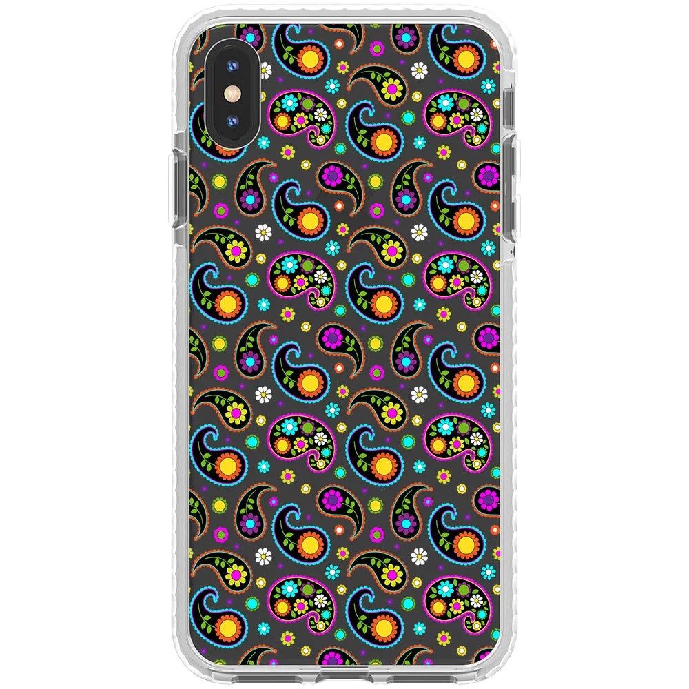 Colorful Paisley Impact iPhone Case