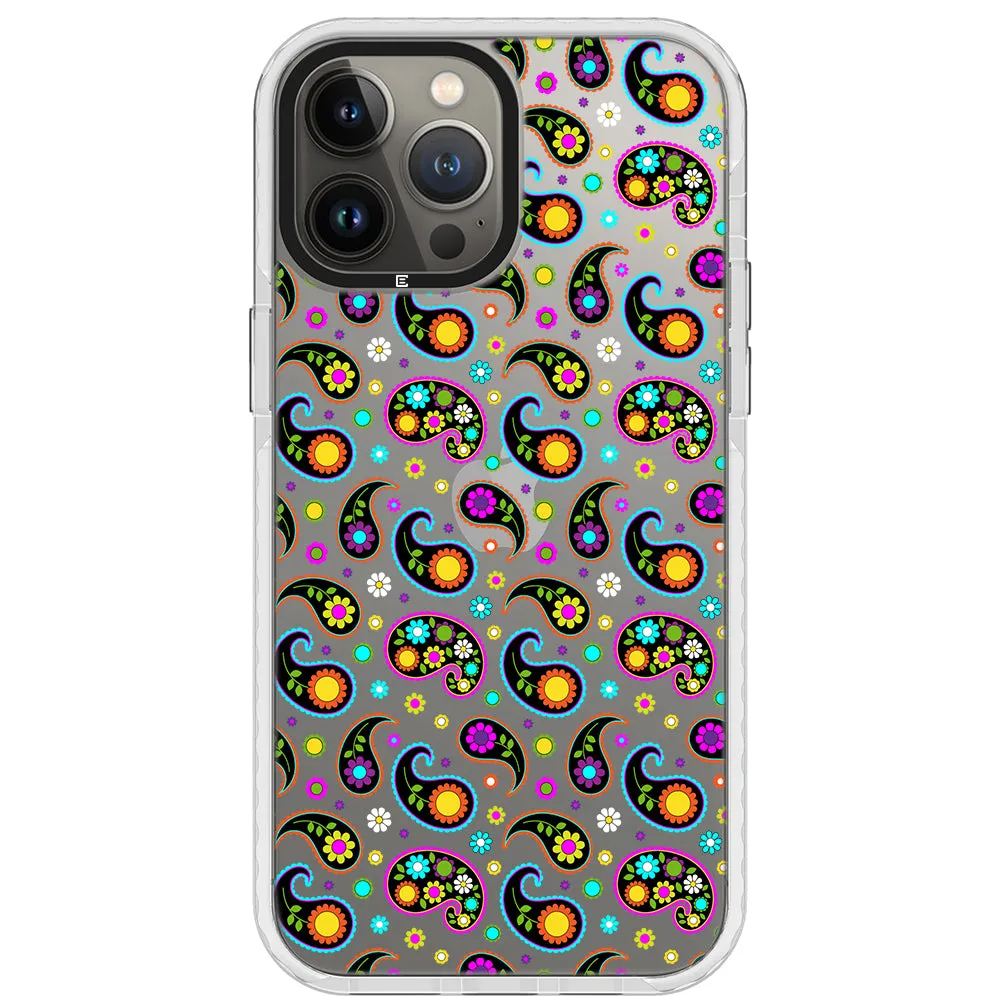 Colorful Paisley Impact iPhone Case