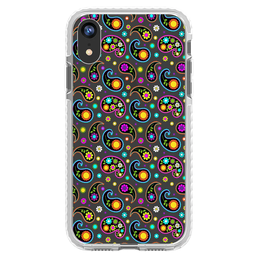 Colorful Paisley Impact iPhone Case