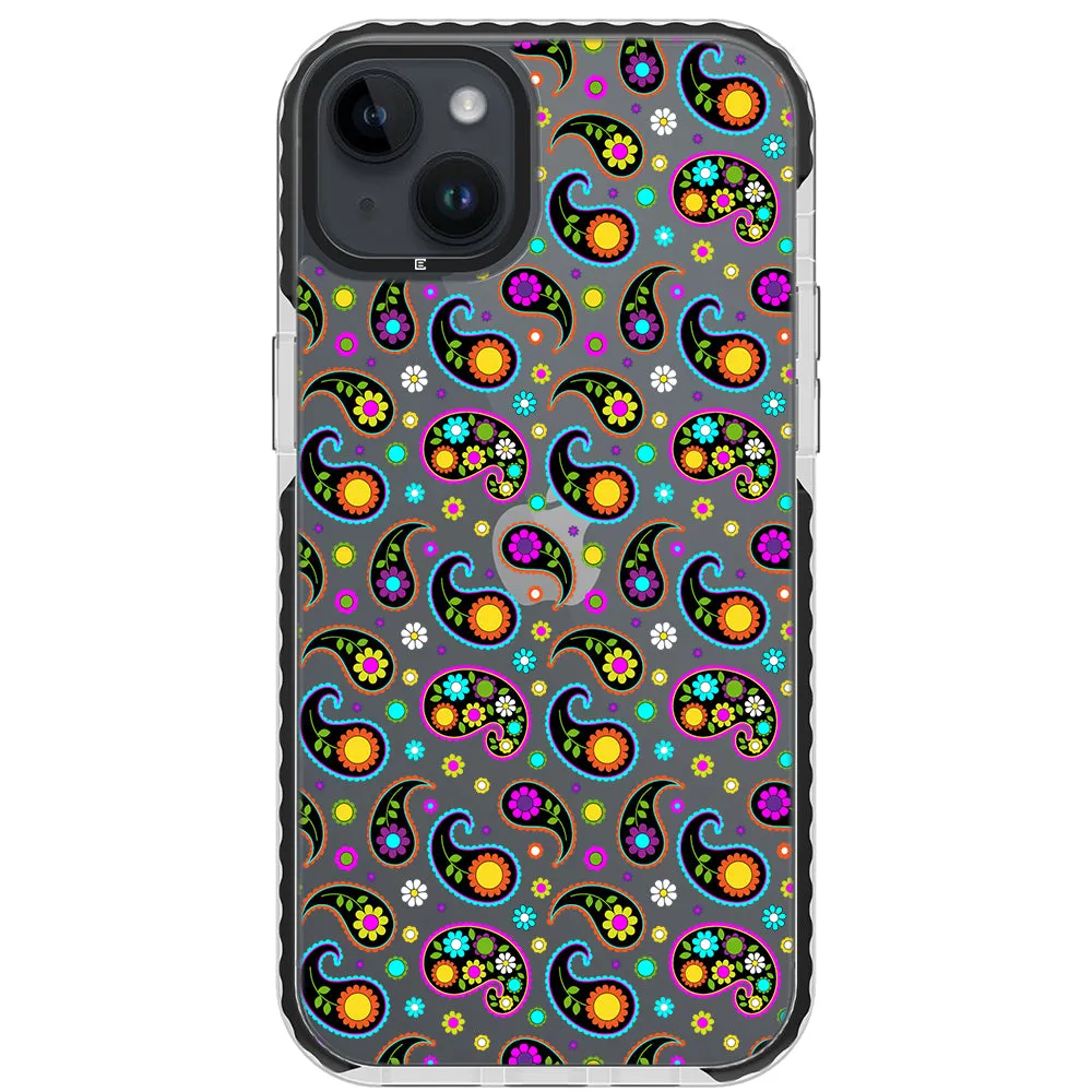 Colorful Paisley Impact iPhone Case