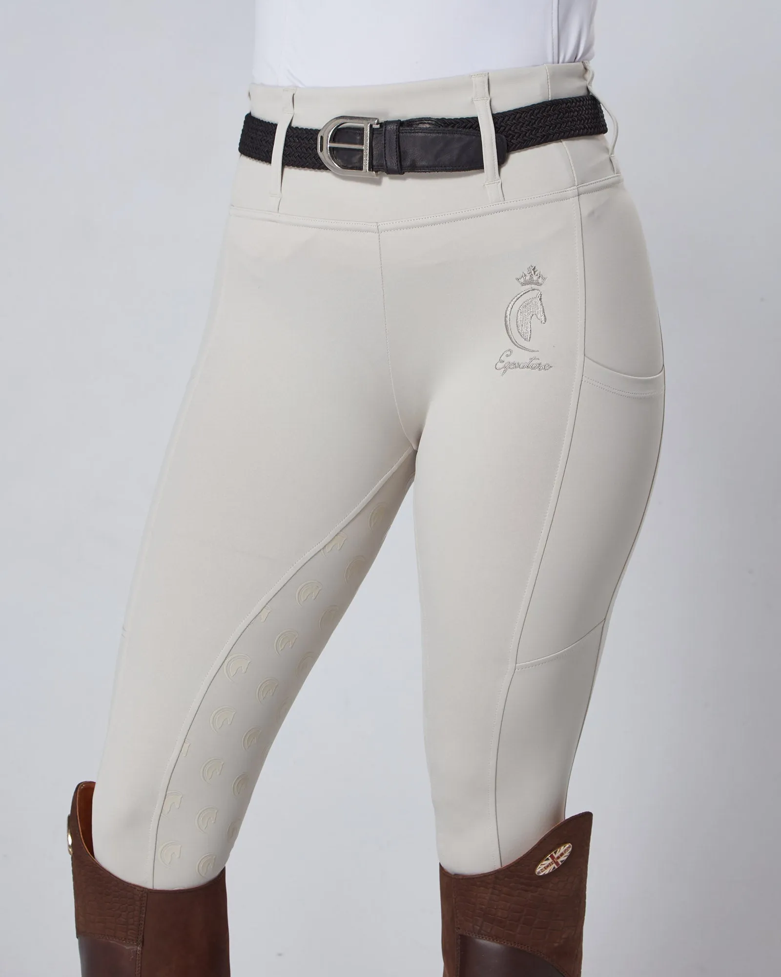 Competition Full Seat Riding Leggings / Tights - PLATINUM