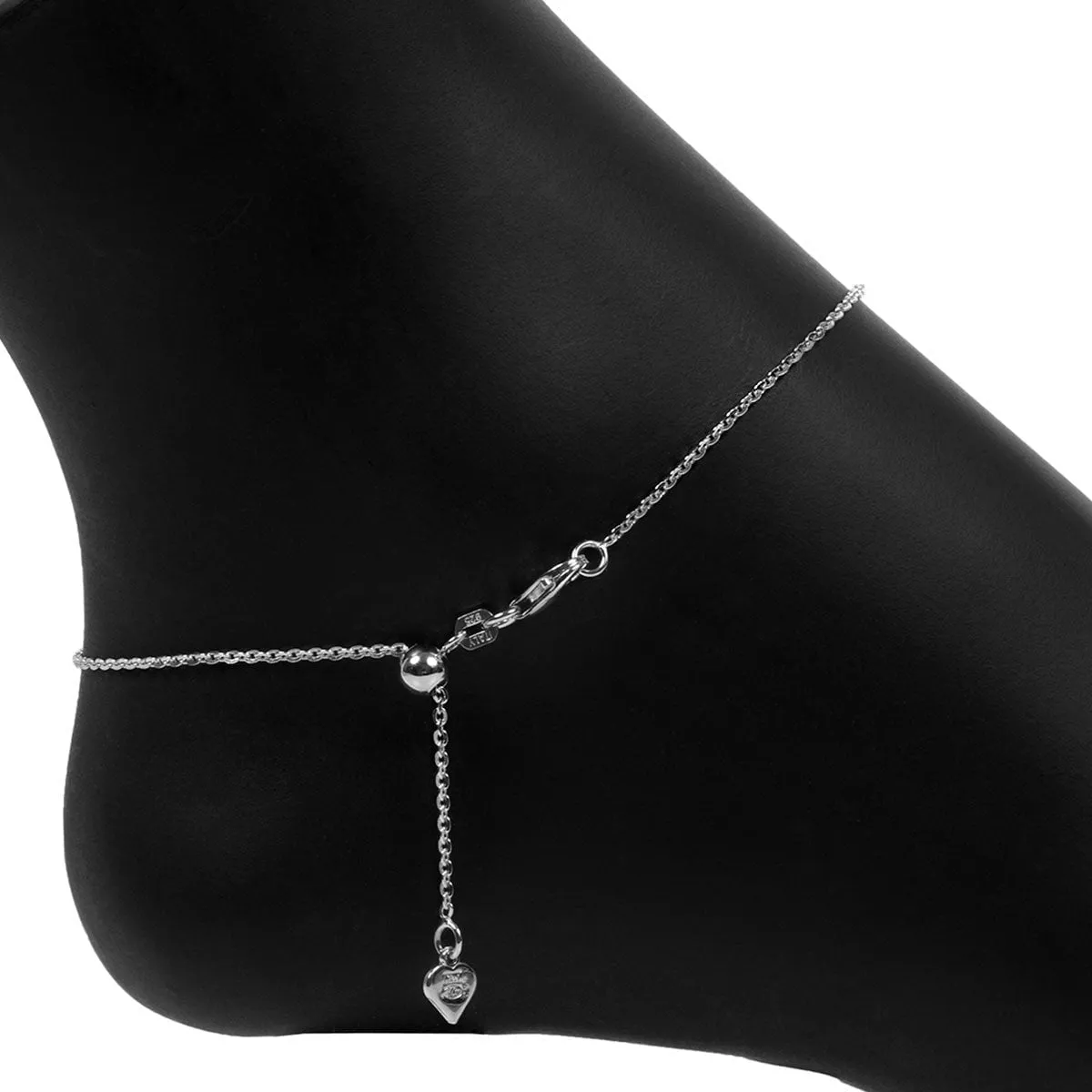 Confetti Silver Layering Anklet Set