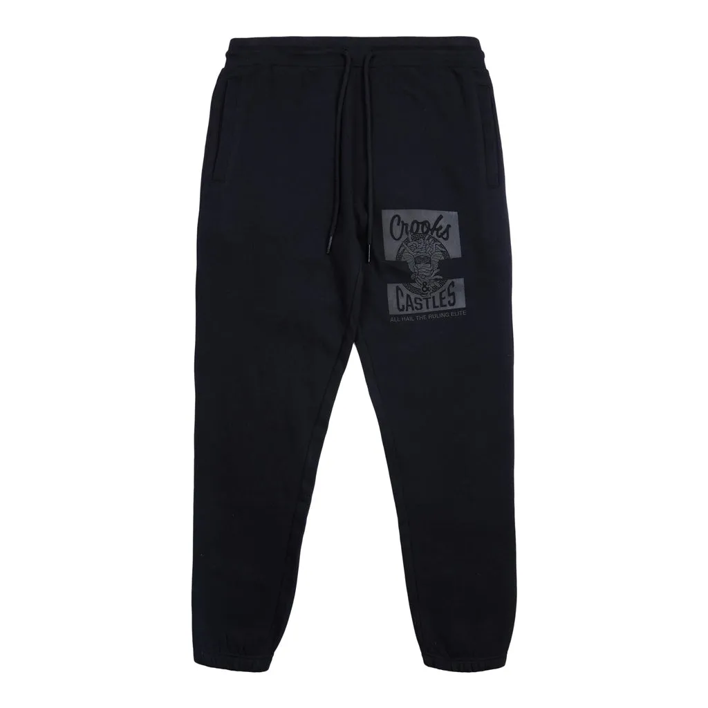 Crooks & Castles Mad Klepto Hooded Tracksuit Black Black