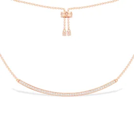 Dainty Pavé Adjustable Necklace