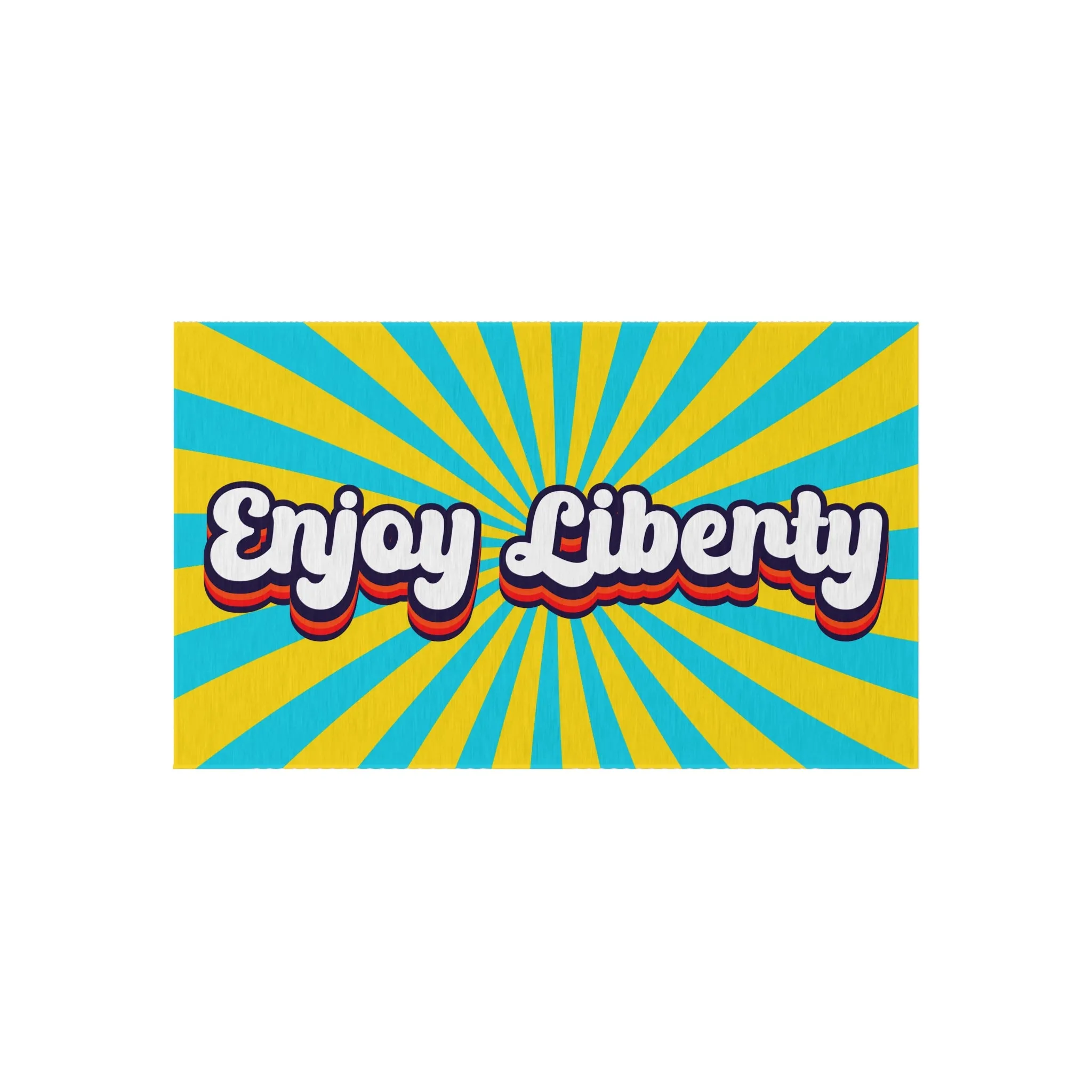 Enjoy Liberty Retro Outdoor Rug