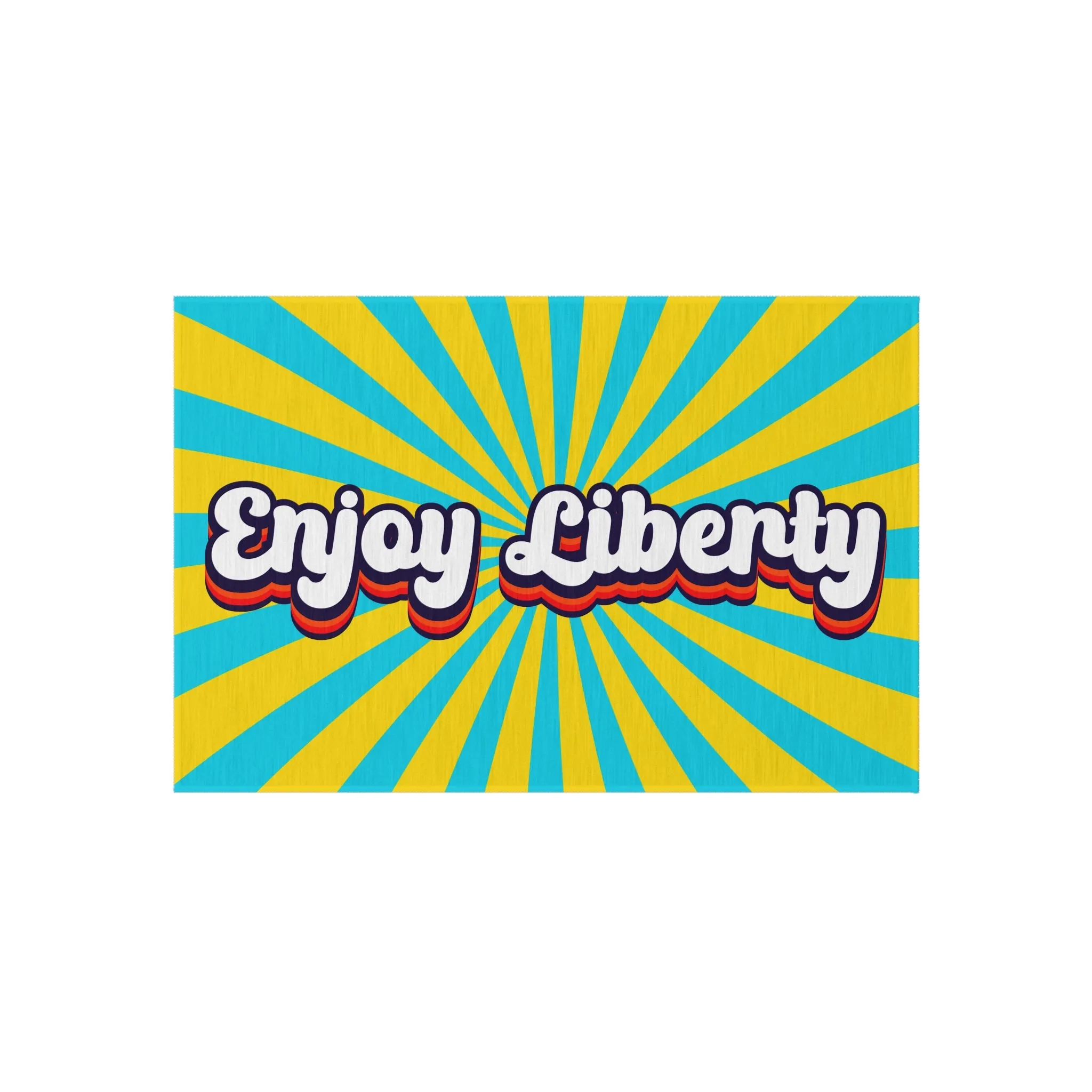 Enjoy Liberty Retro Outdoor Rug