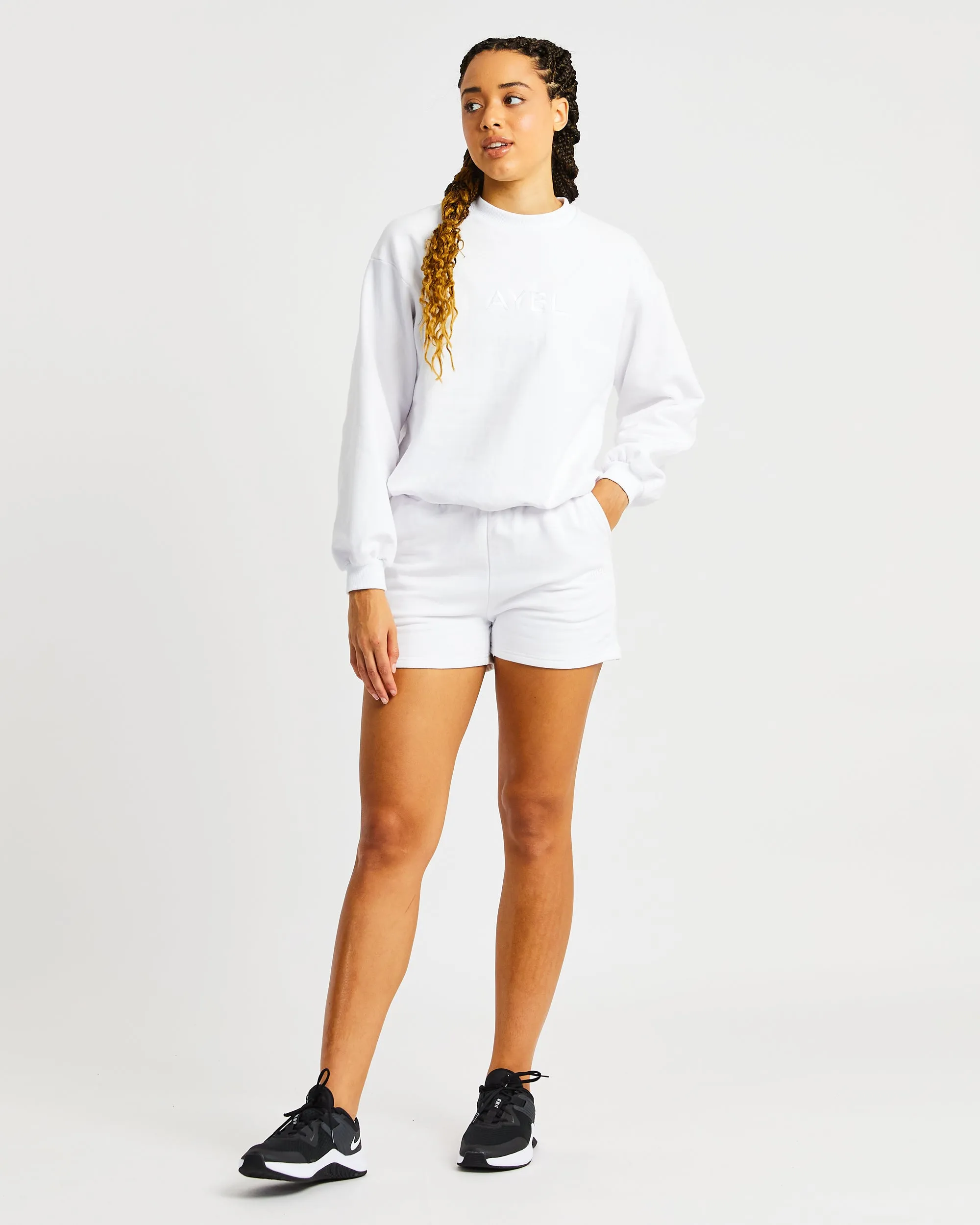 Everyday Relaxed Shorts - White