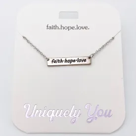 Faith. Hope. Love