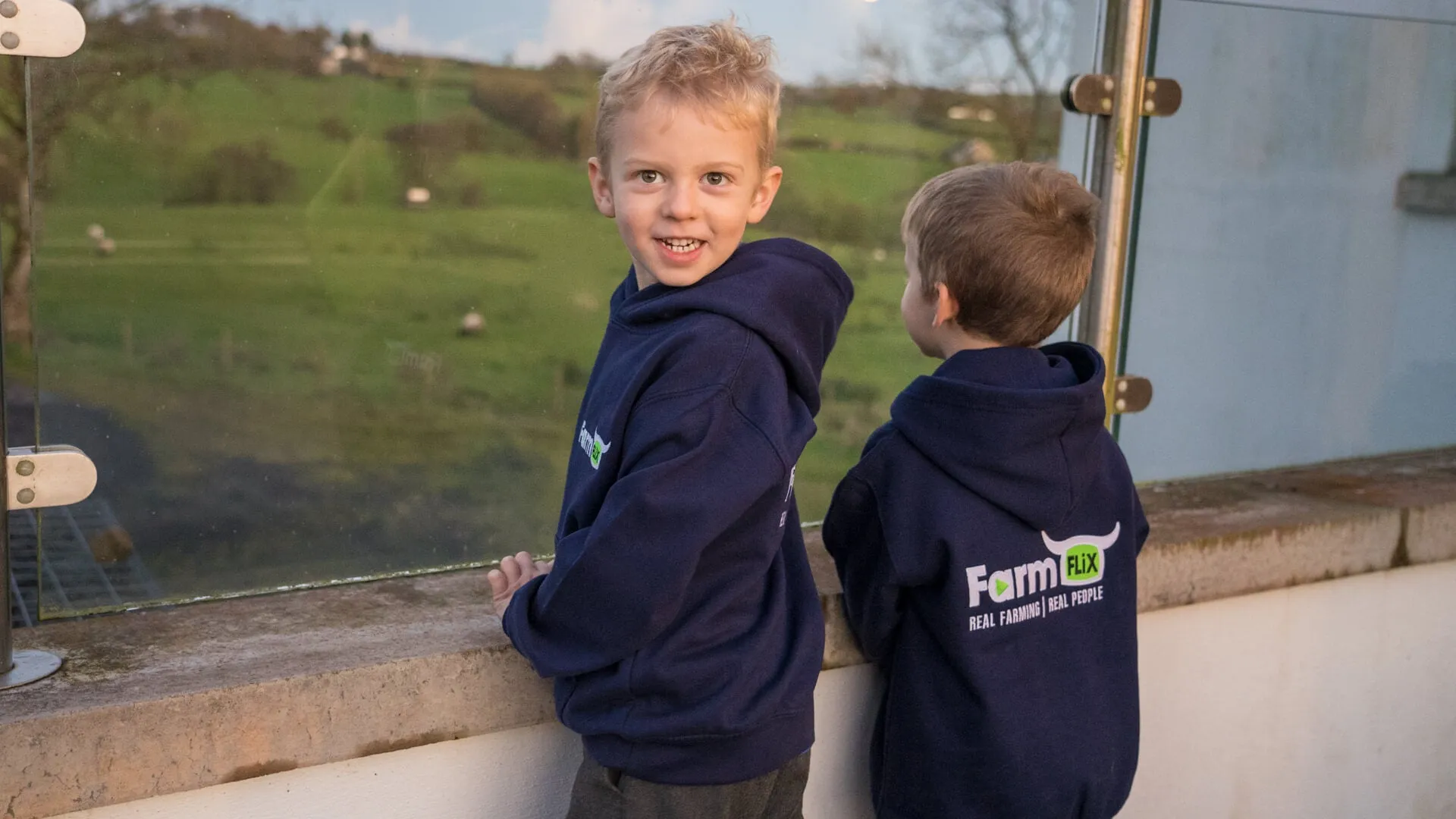 FarmFLiX Navy Hoody (KIDS)