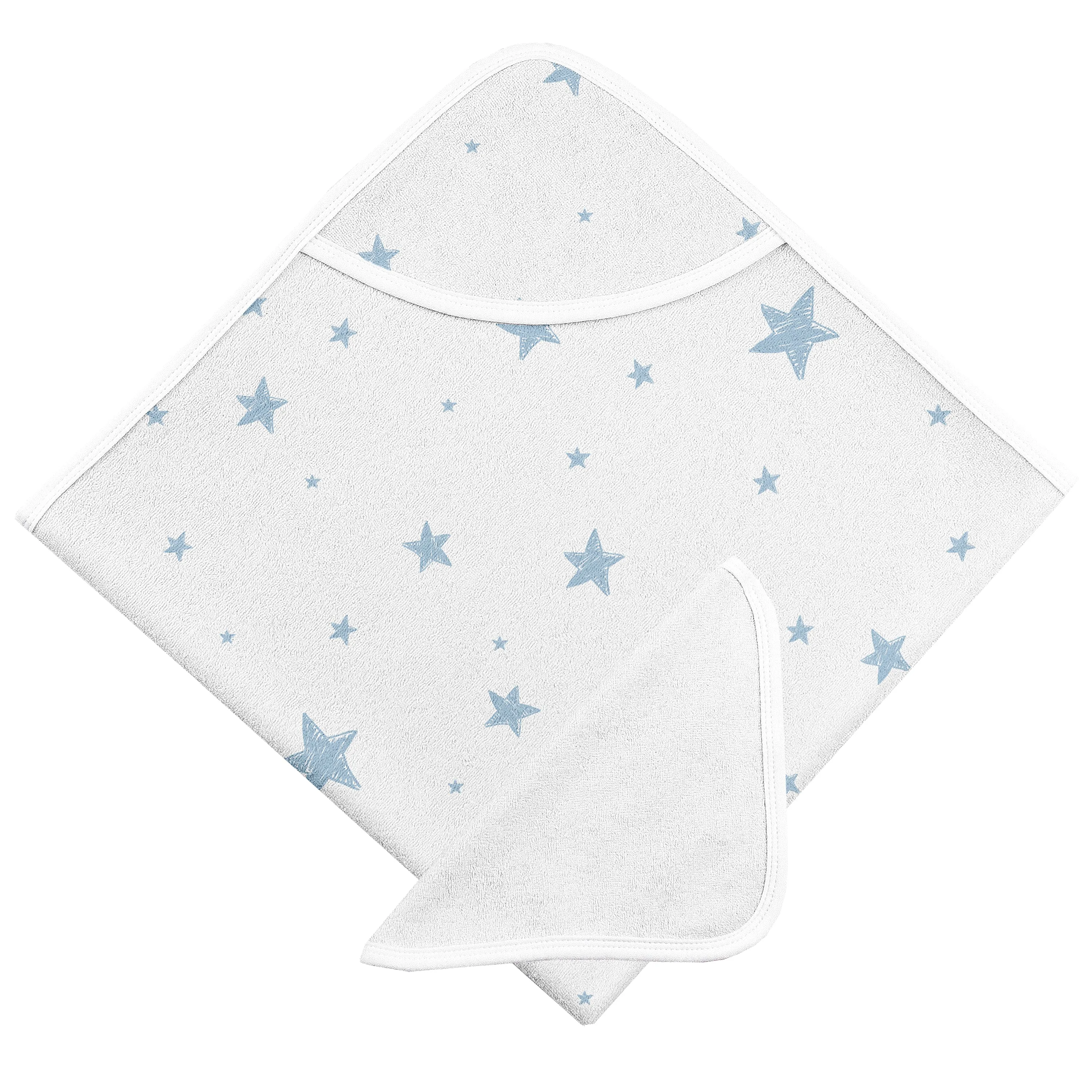 Hooded Bath Towel & Washcloth | Set