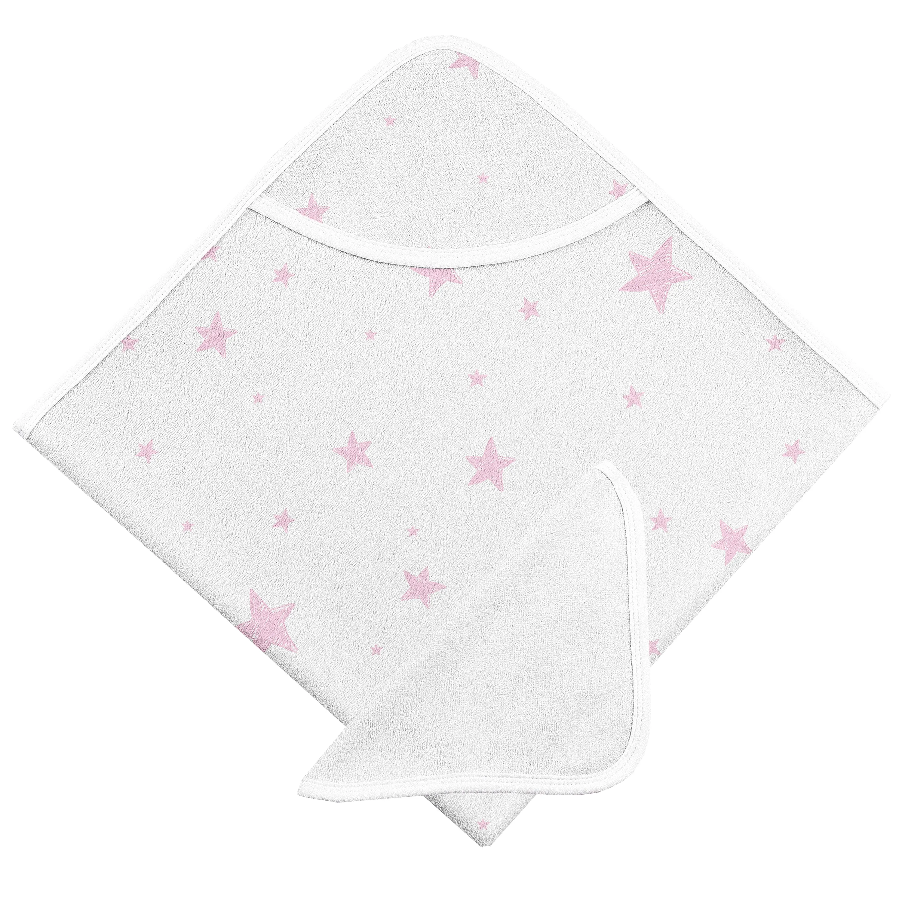 Hooded Bath Towel & Washcloth | Set