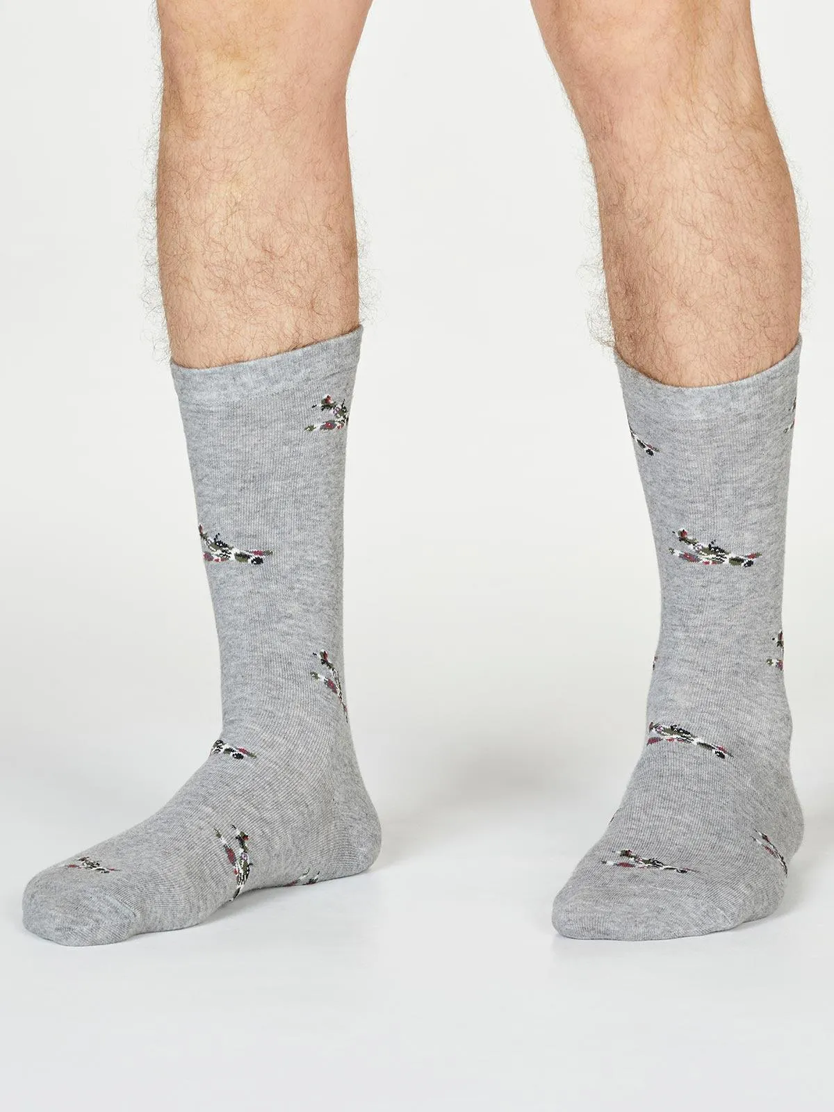 Judron Spitfire Socks - Grey Marle