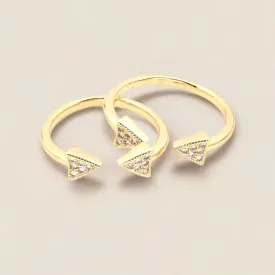 Kathryn Pave Arrow Ring