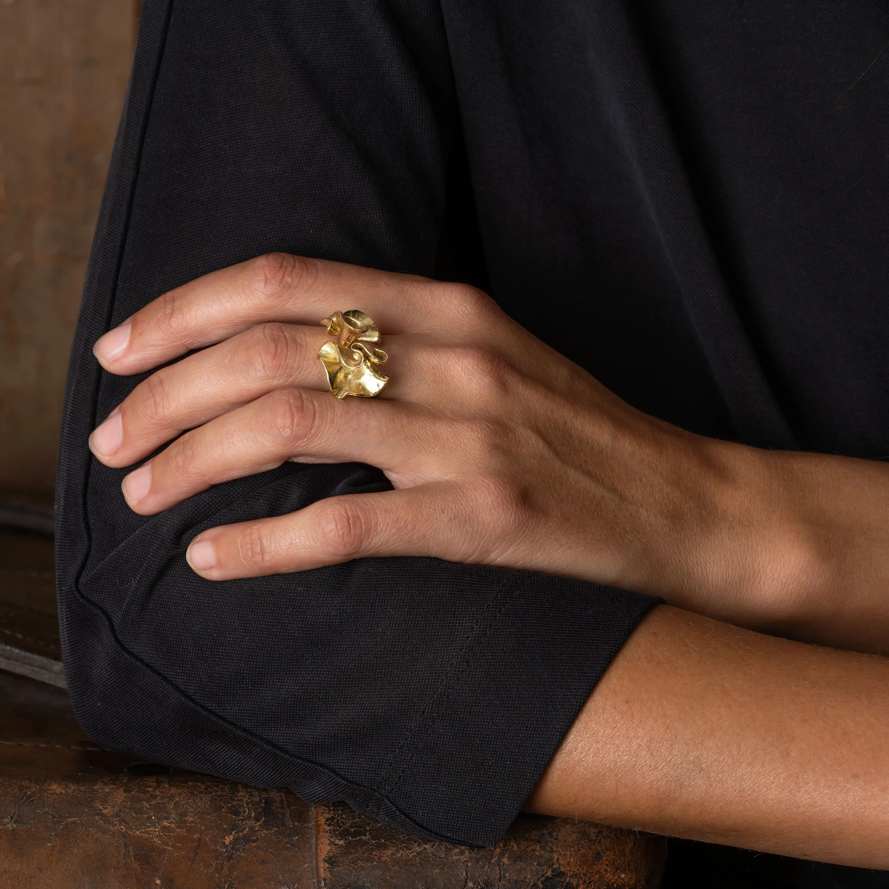 Kelp Ring 18ct Gold