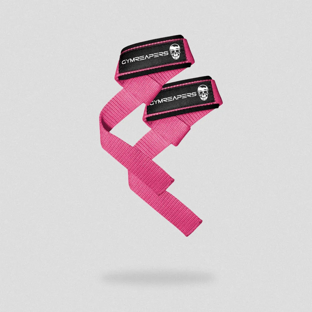 Lifting Straps | Premium Padded Weightlifting Straps - Pink