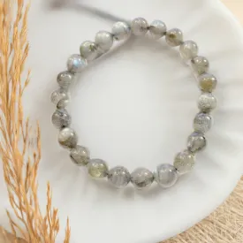 Lila Labradorite Stacking Beaded Bracelet