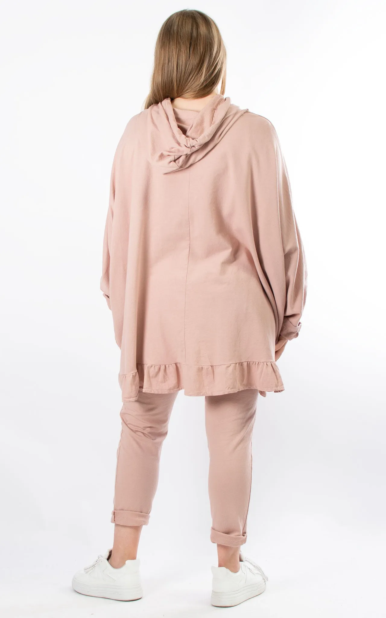 Nora Frill Hoodie | Pink