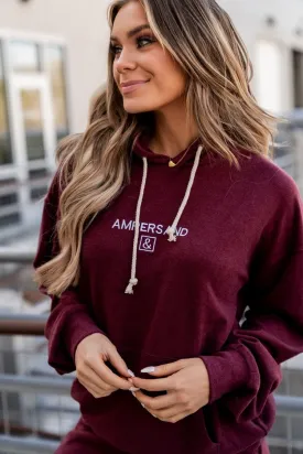 Performance Fleece University Hoodie - Wine