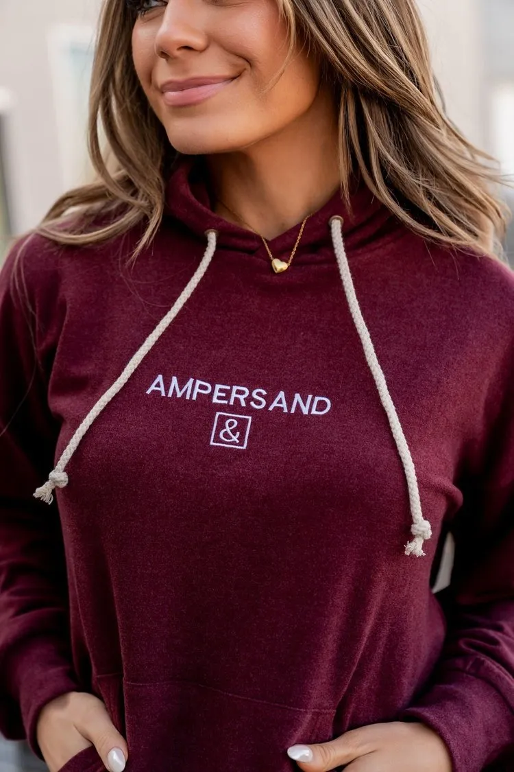 Performance Fleece University Hoodie - Wine