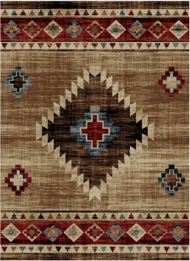 "Austin Multi" Western Area Rug (4 Sizes Available)