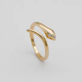 Savannah Adjustable Snake Ring