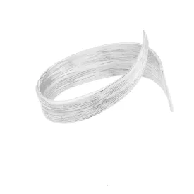 Silver Blade of Grass Cuff