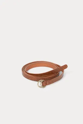 Stitched Skinny Belt