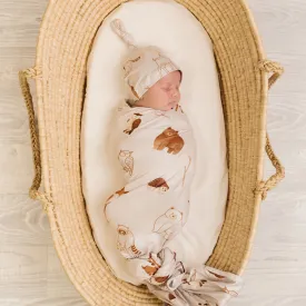 Stretchy Swaddle | Woodland Animals